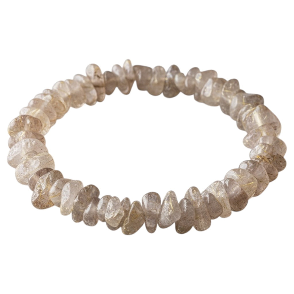Rutilquarz Splitter Armband – Fokus & Klarheit