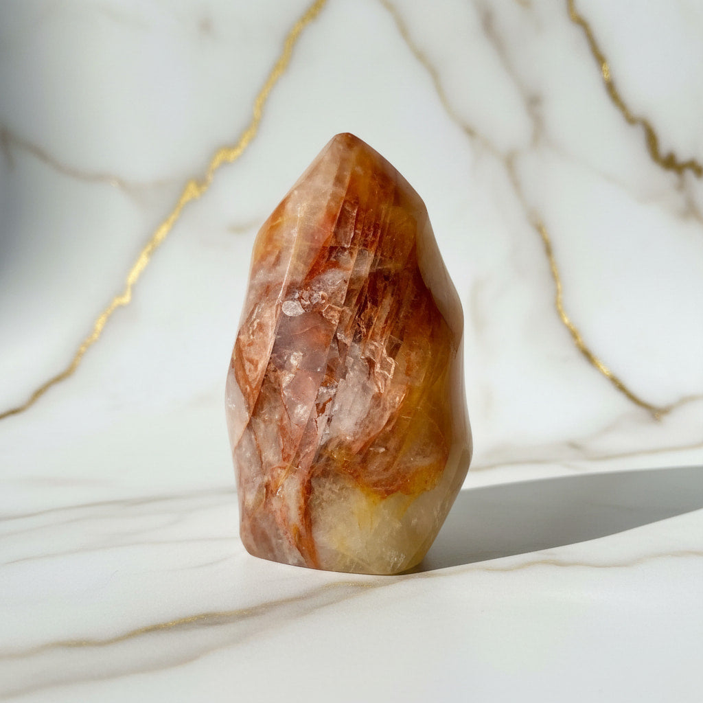 Feuerquarz Flamme – Naturjuwel in warmen Farben CrystalScents