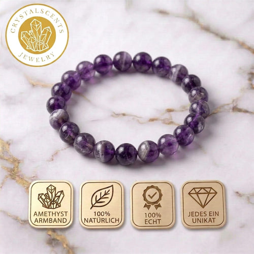 Amethyst Kugelarmband – Stilvolles Schmuckstück voller Energie