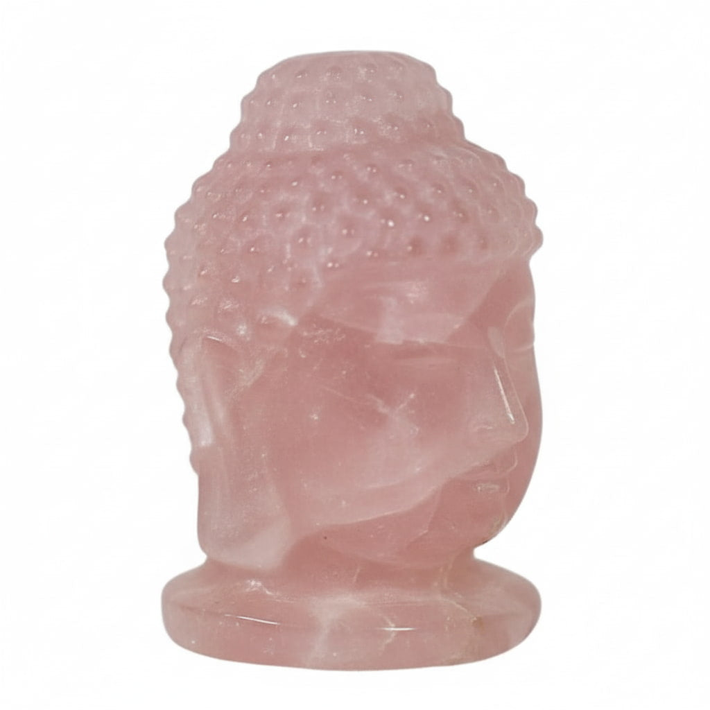 Rosenquarz Buddha-Kopf – Friedvolle Atmosphäre CrystalScents