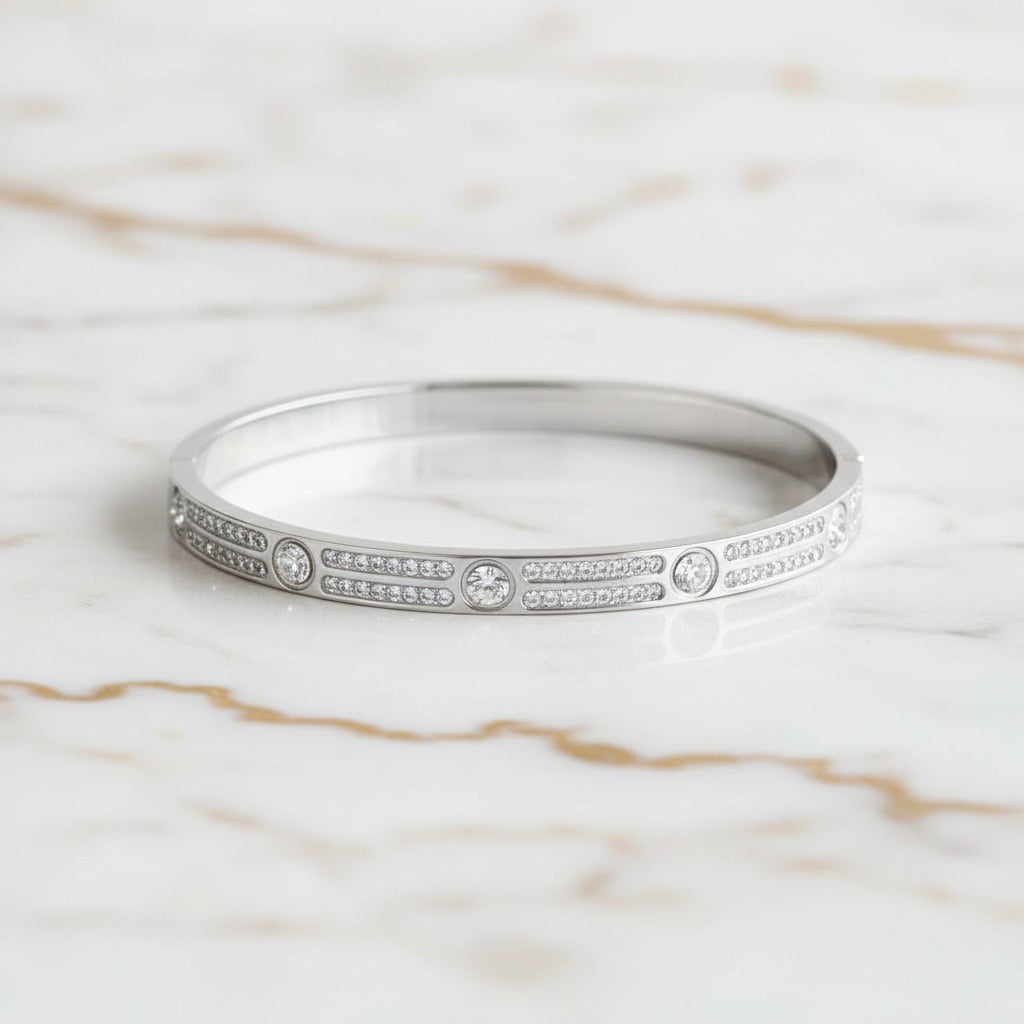Armband - Silber mit funkelnden Highlights CrystalScents