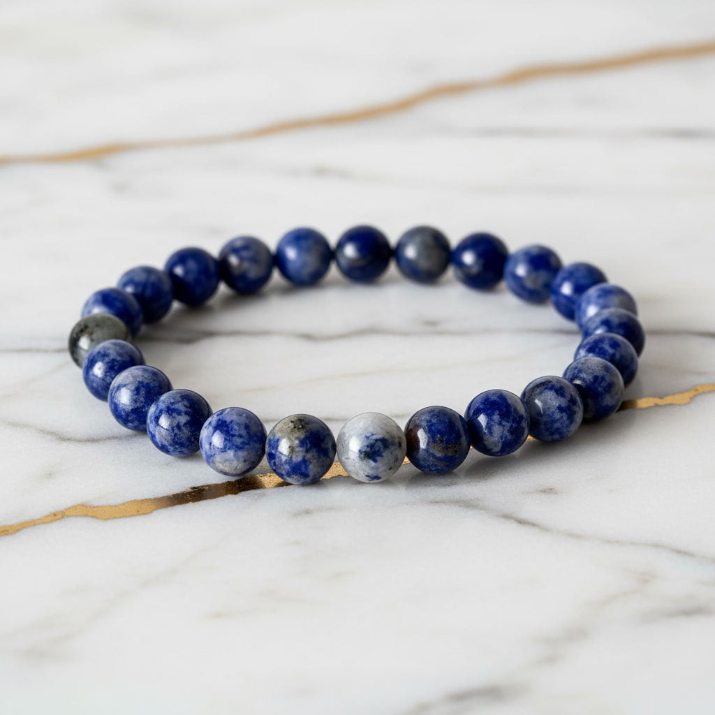 Sodalit Kugelarmband – Stilvolles Schmuckstück