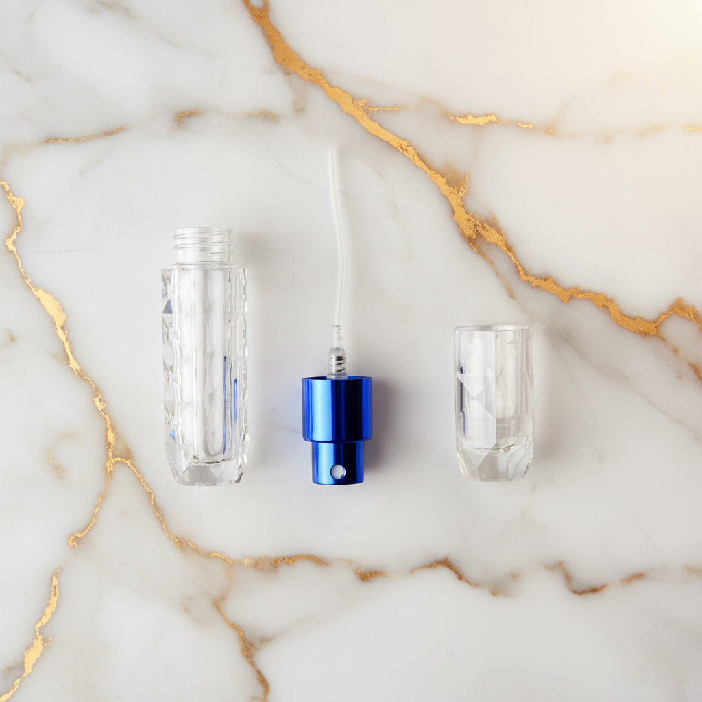 Parfümabfüller in Blau für unterwegs CrystalScents