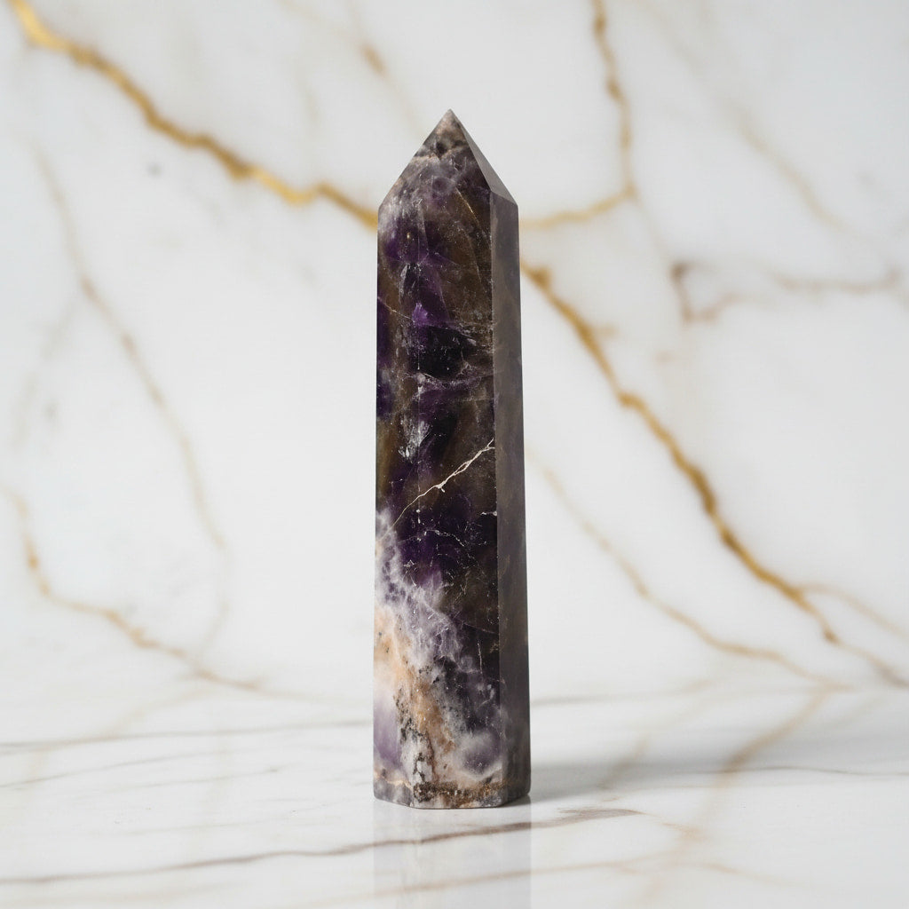 Amethyst Obelisk - Meditation & Raumwirkung