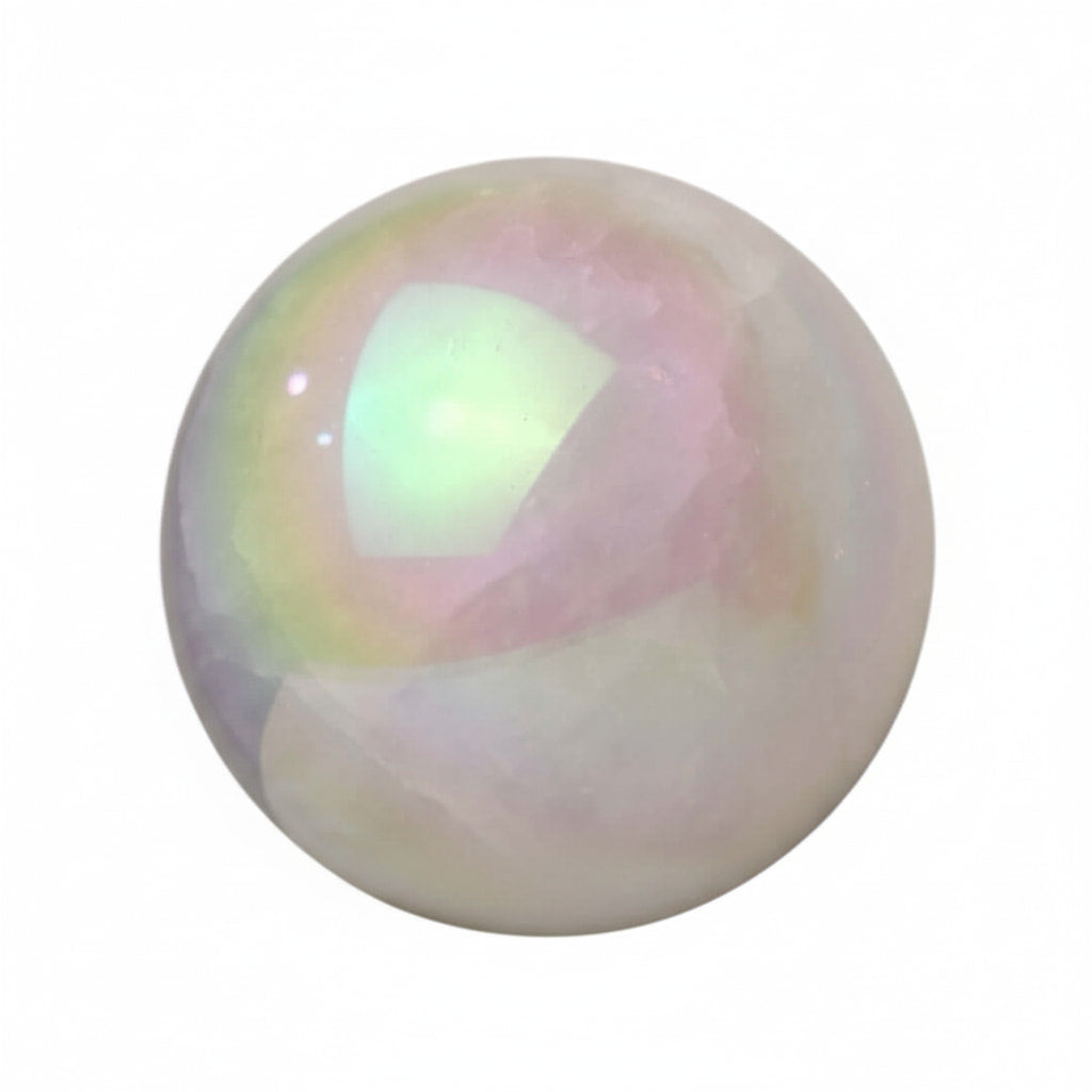Große Bergkristall Kugel mit Aura – Klarheit & Harmonie CrystalScents