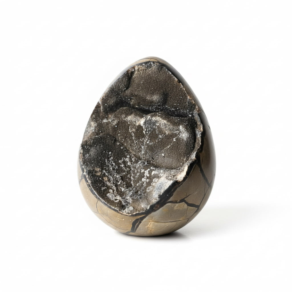 Großes Septarian Ei – Majestätisches Naturjuwel CrystalScents