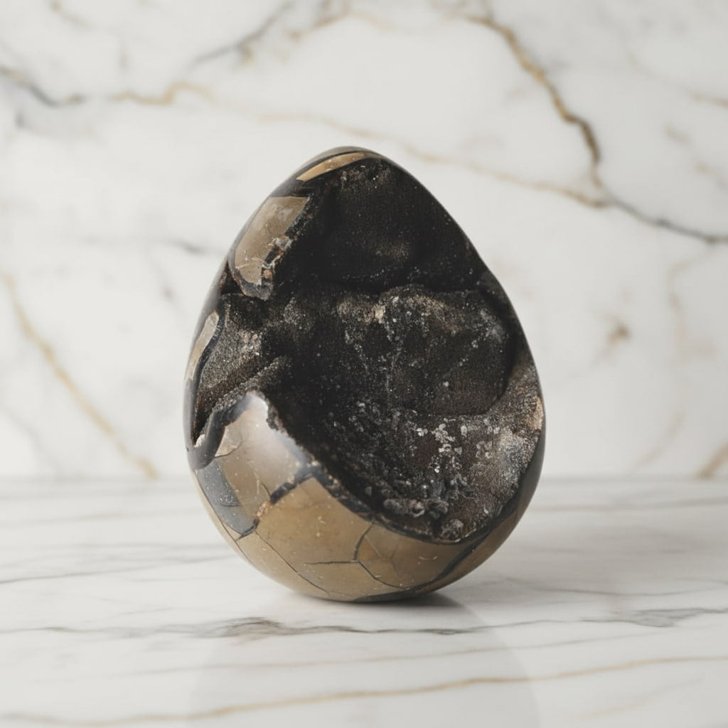 Großes Septarian Ei – Majestätisches Naturjuwel CrystalScents