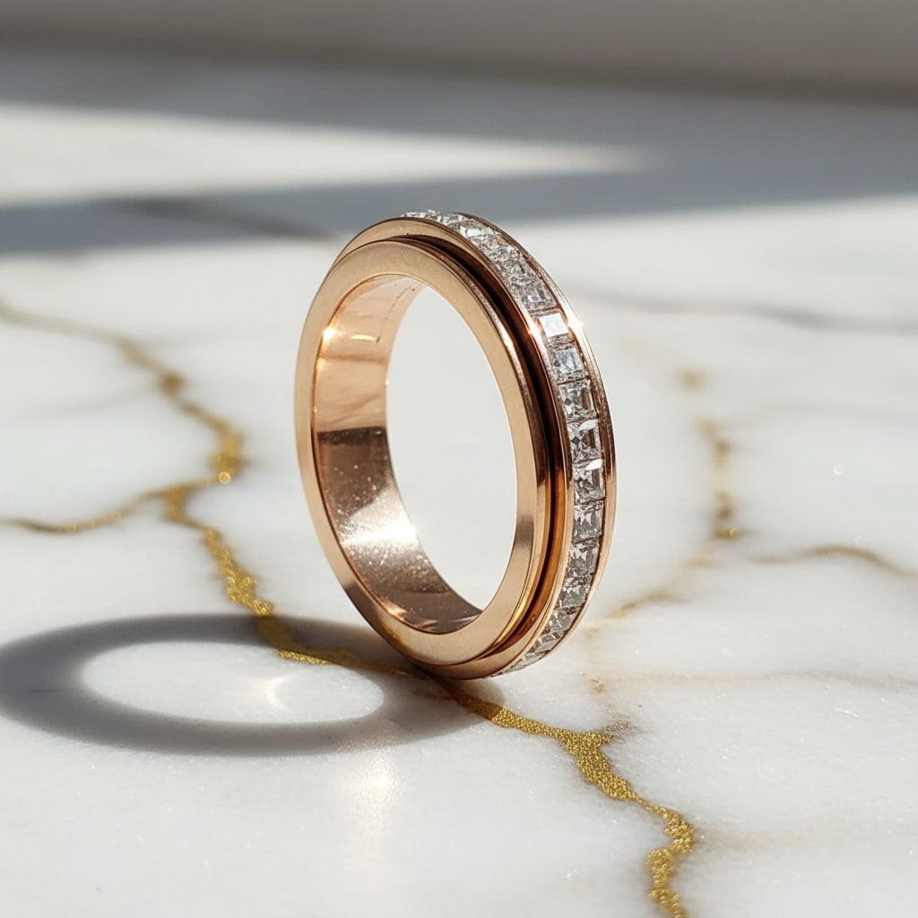 Ring mit drehbarem Design – stilvolles Highlight für funkelnde Eleganz CrystalScents
