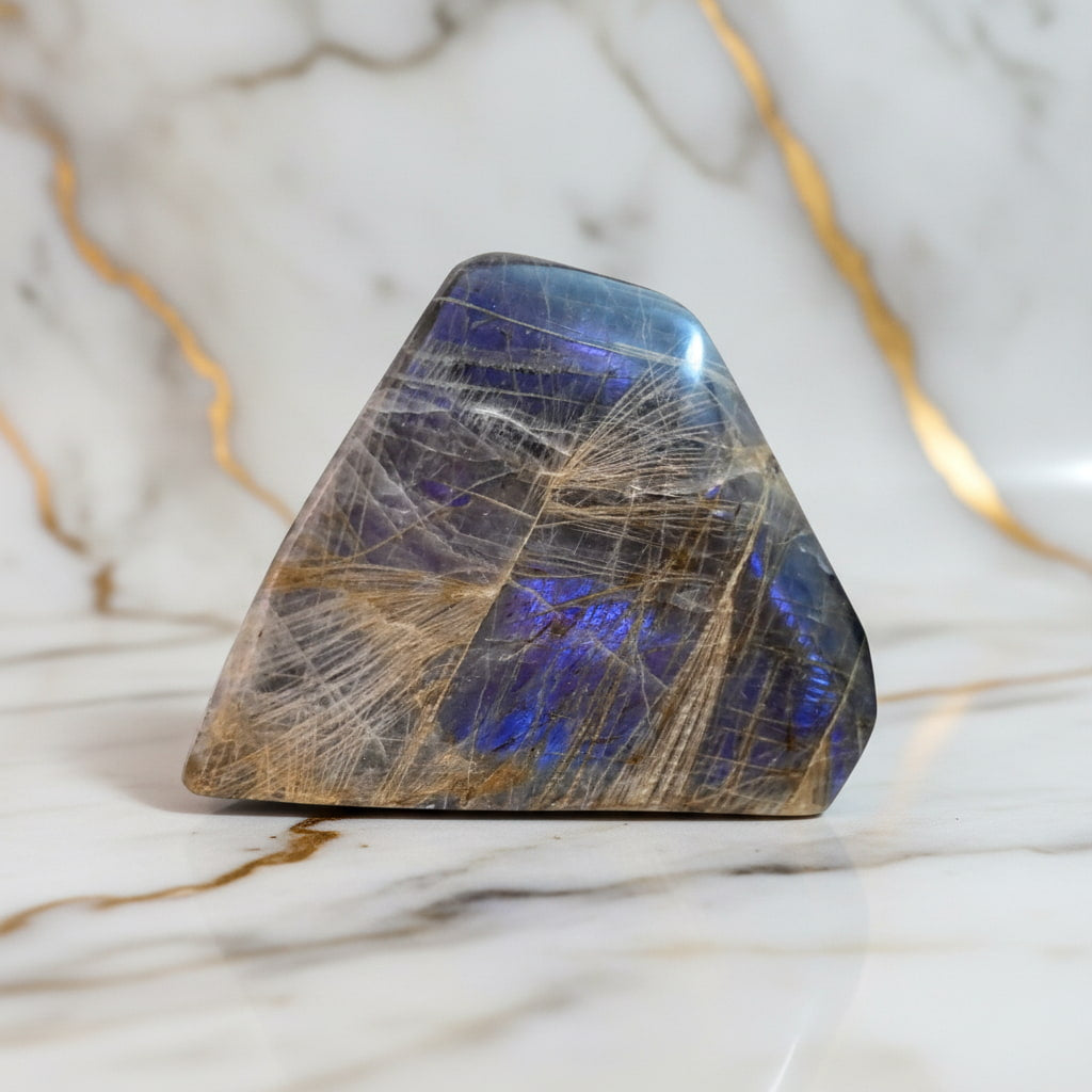 Große Labradorit Sunset Freiform – Farbenprächtiges Unikat CrystalScents