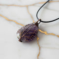 Amethyst Halskette – Tropfen für Balance & Gelassenheit CrystalScents