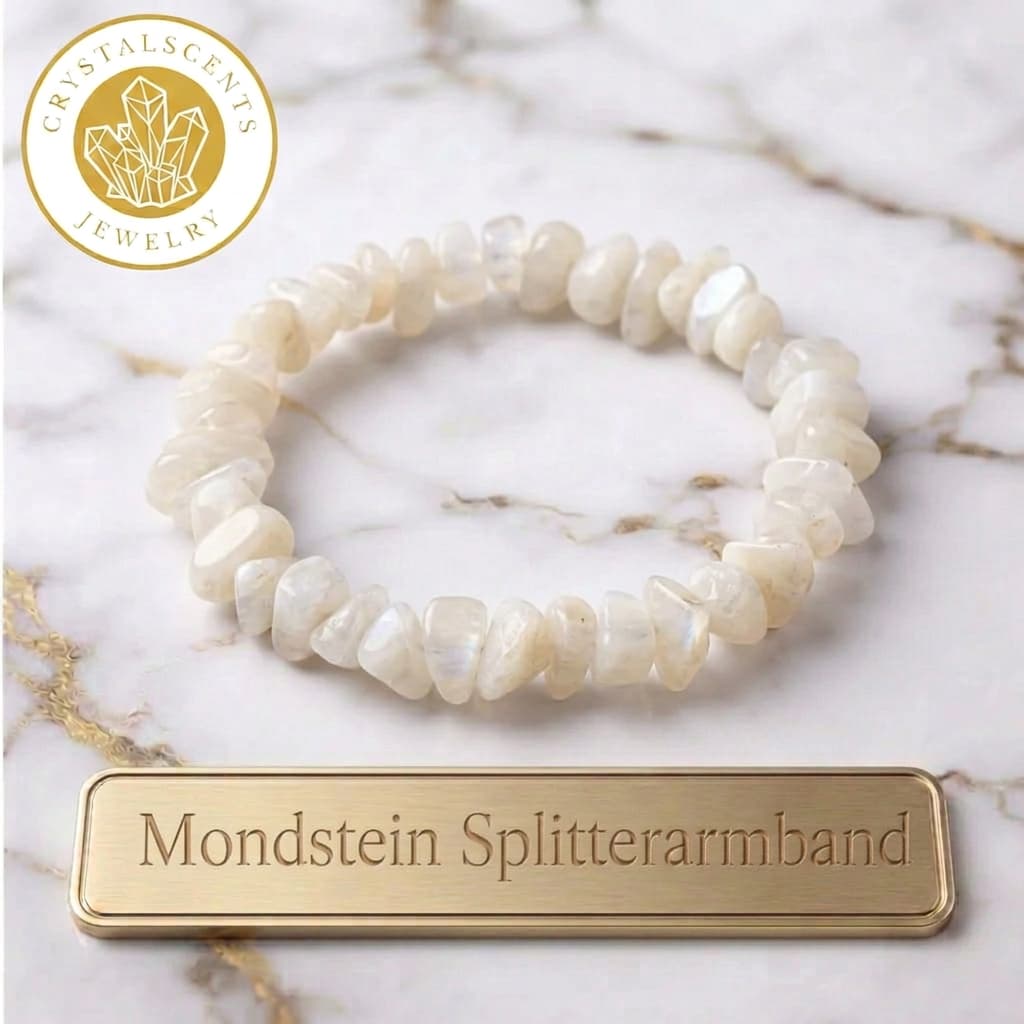 Mondstein Splitterarmband  - Sanfte Energie