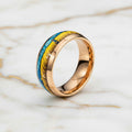 Ring mit Weizenfeld - Kunst für den Finger CrystalScents