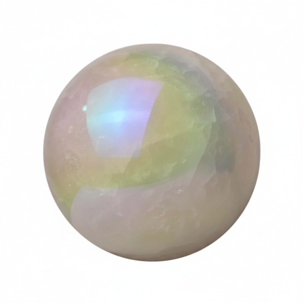 Große Bergkristall Kugel mit Aura – Klarheit & Harmonie CrystalScents