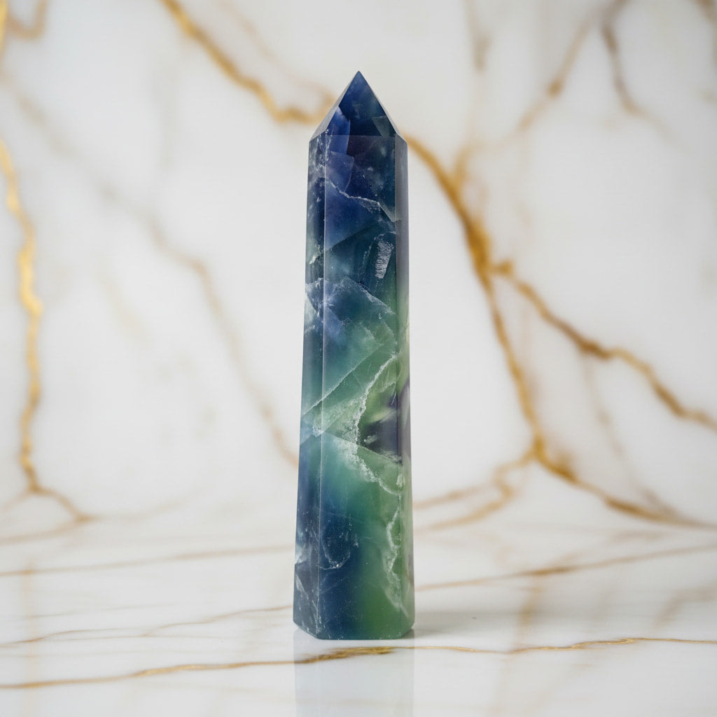 Fluorit Obelisk – Harmonie & Klarheit JETZT sichern CrystalScents