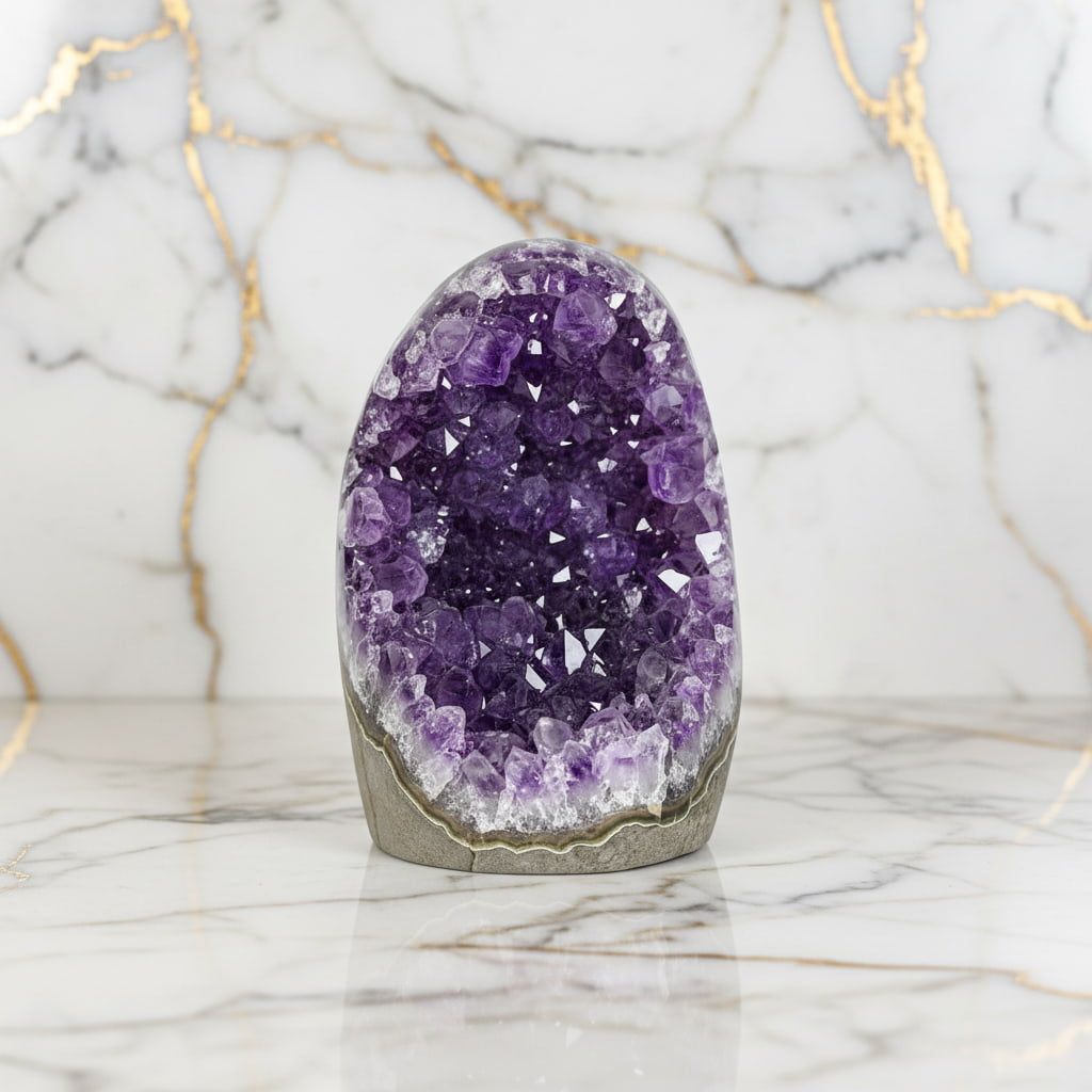 Amethystdruse – Tiefe violette Kristalle CrystalScents