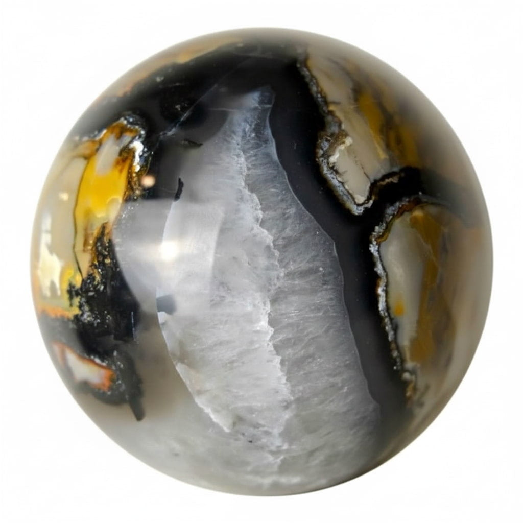 Achat Kugel – Leuchtendes Dekorationsjuwel