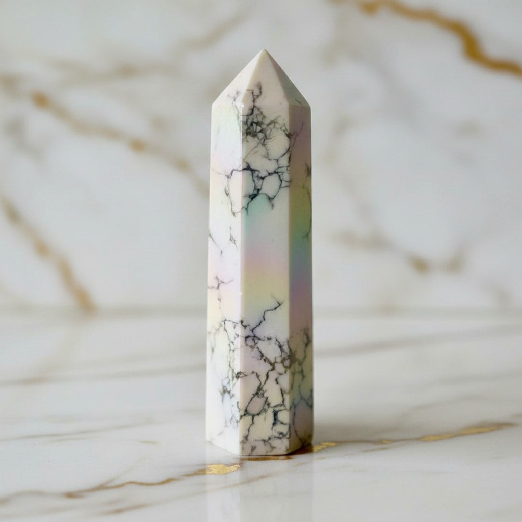 Howlit Aura Obelisk – Schimmernde Leichtigkeit JETZT sichern CrystalScents