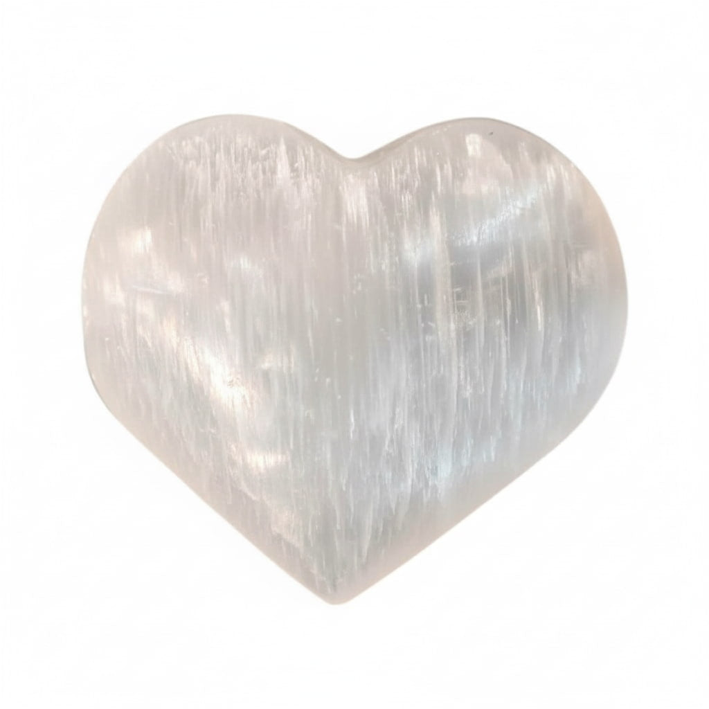 Selenit Herz – Reines Licht für Harmonie JETZT sichern CrystalScents