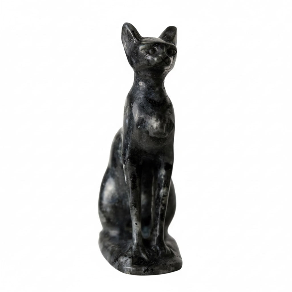 Labradorit Katzenfigur – Anmutig & geheimnisvoll CrystalScents