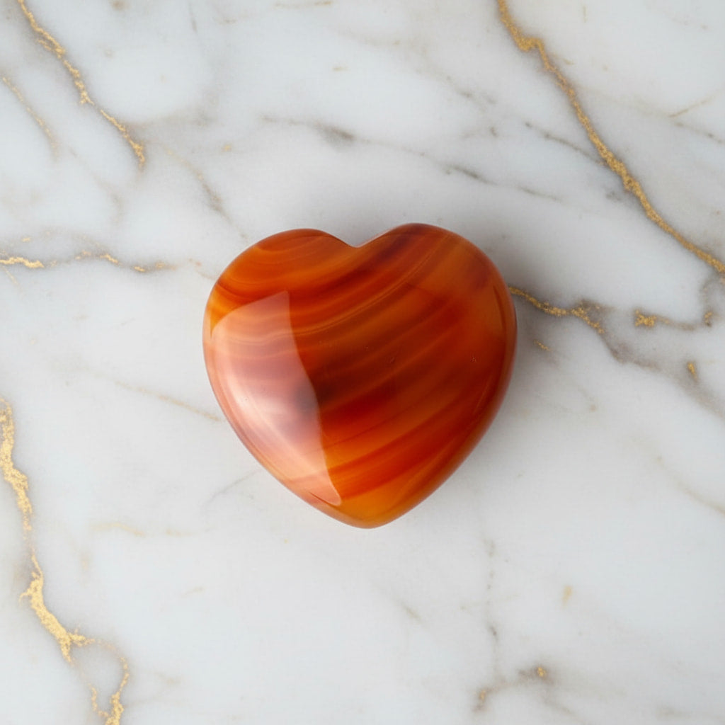 Karneol Herz – Energie & Lebensfreude