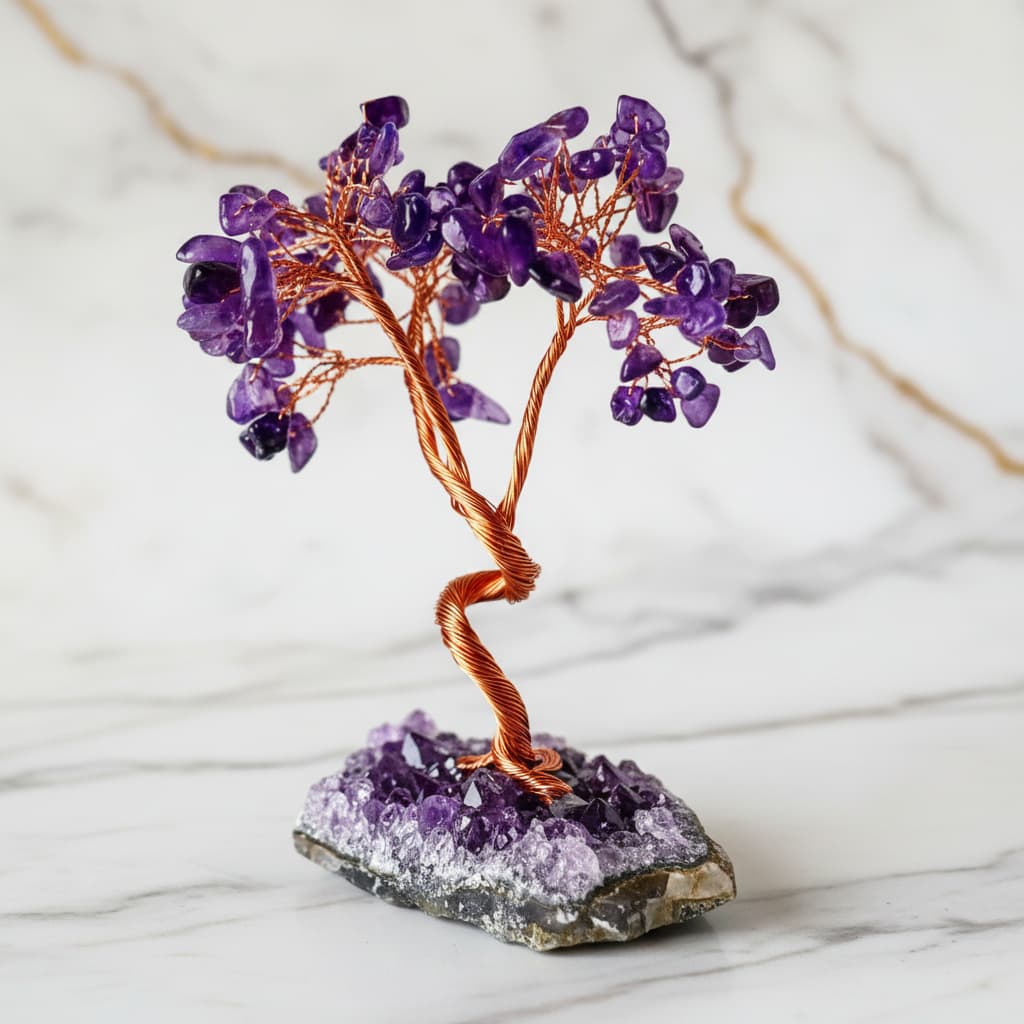 Amethyst Baum – Funkelnde Harmonie für dein Zuhause CrystalScents