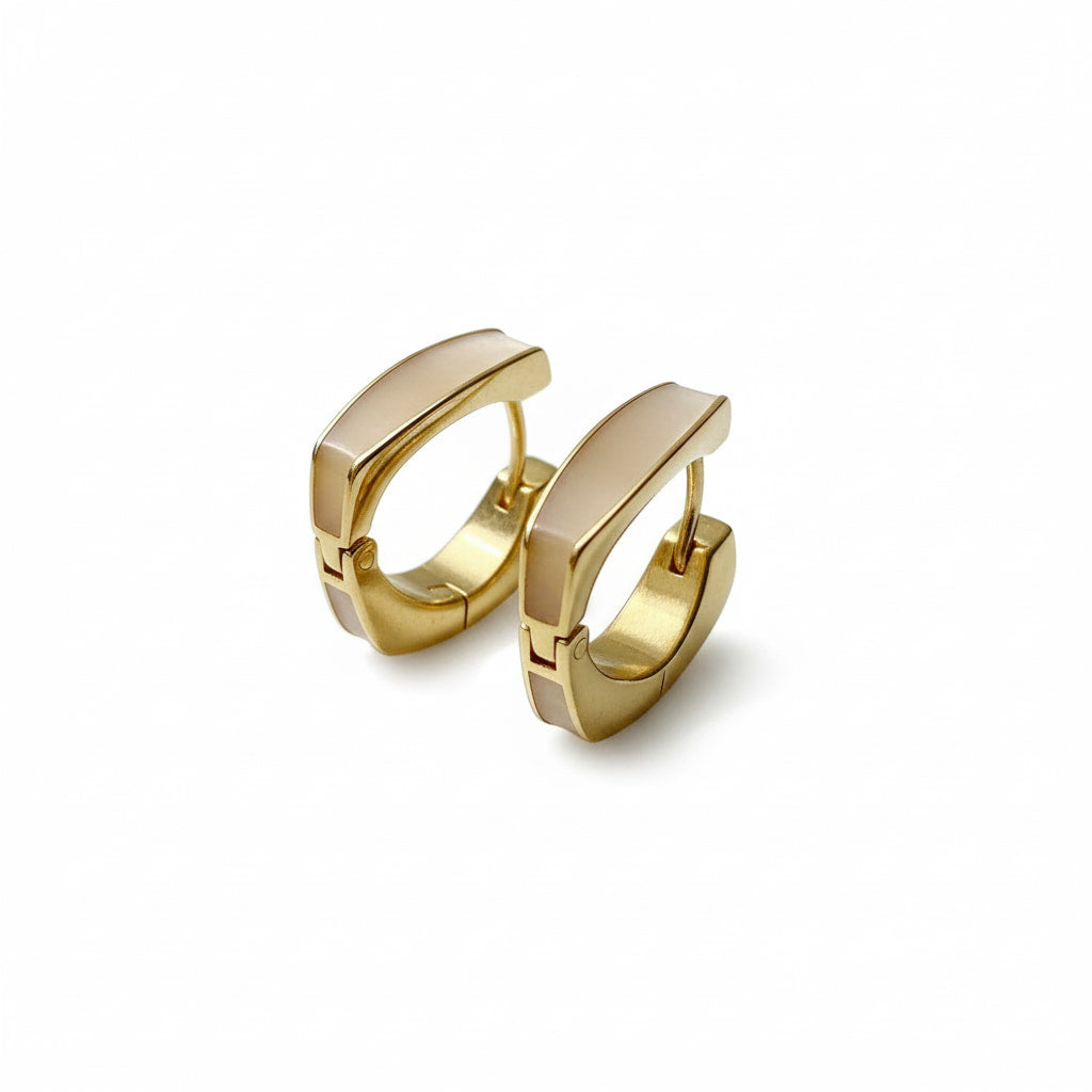 Kreolen in Gold mit edlem Schimmer-Effekt CrystalScents
