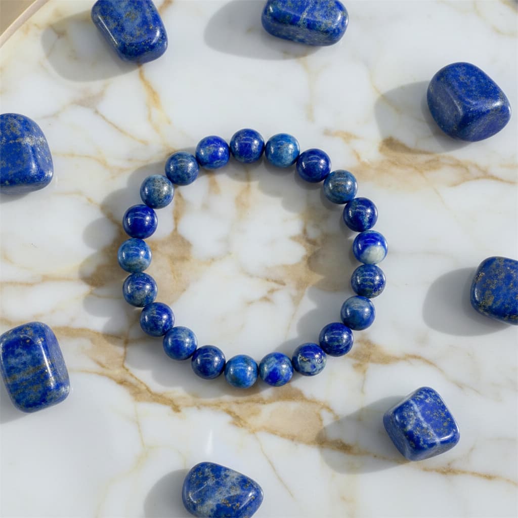 Lapislazuli Kugelarmband – Klarheit & Weisheit