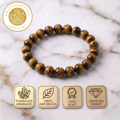 Tigerauge Kugelarmband - Schützender Begleiter