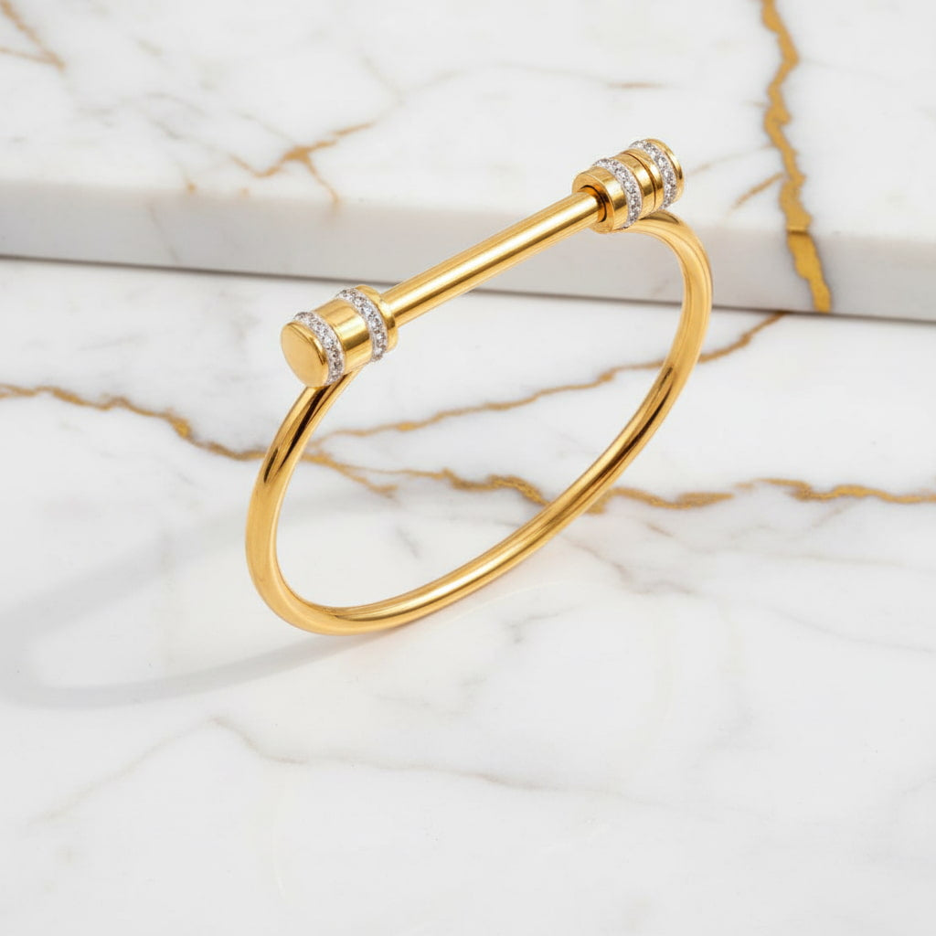 Armband – Schrauben Design in Gold CrystalScents