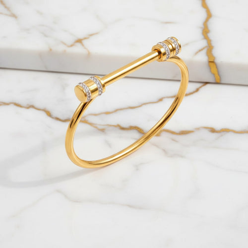 Armband – Schrauben Design in Gold CrystalScents