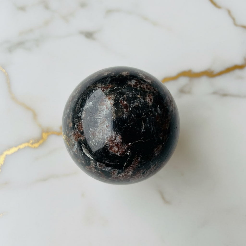 Granat Kugel – Wärme & Vitalität CrystalScents
