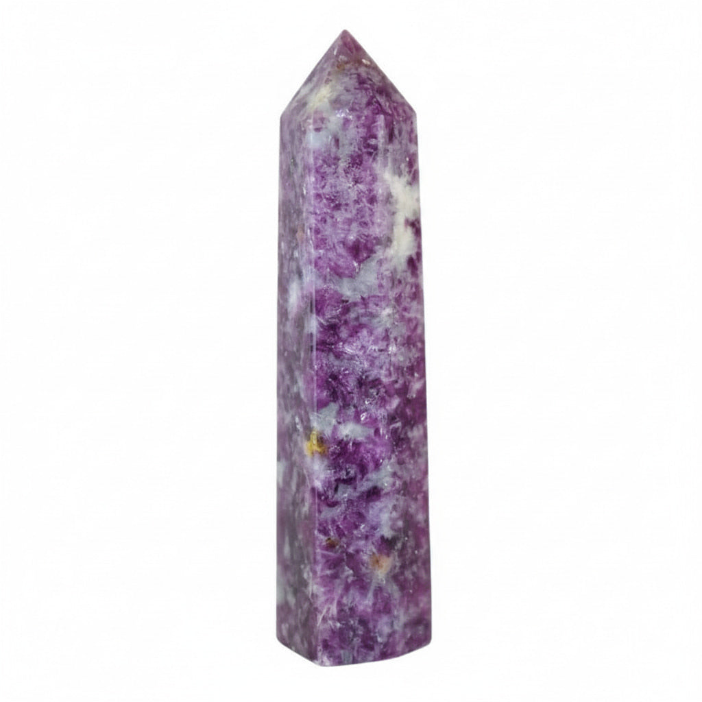 Lepidolith Obelisk – Imposanter Lichtbringer CrystalScents