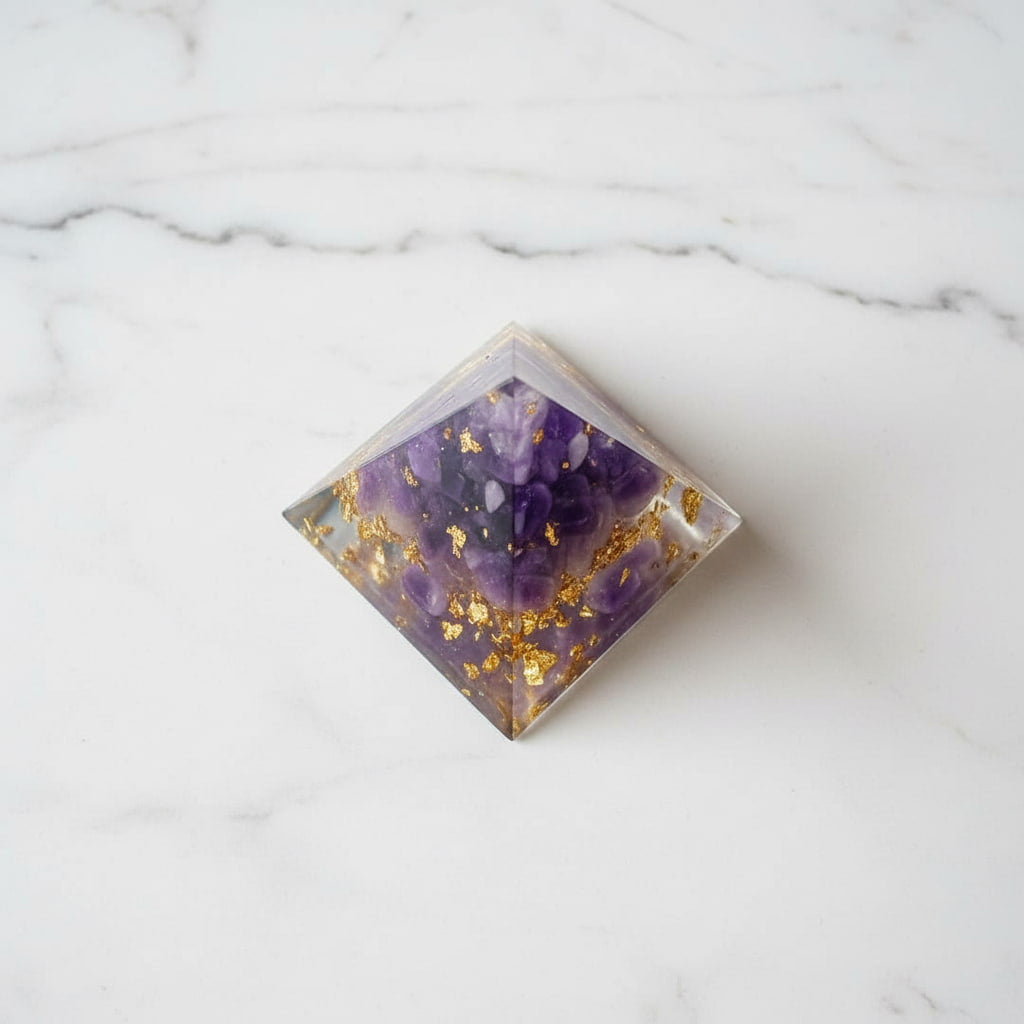 Amethyst Orgonit Pyramide – Balance & Ausstrahlung