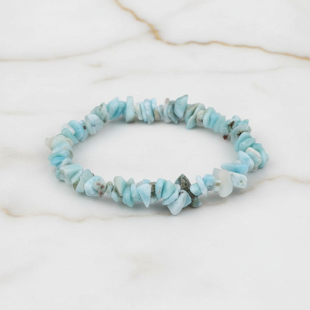 Larimar Splitterarmband – Entspannung & positive Energie CrystalScents