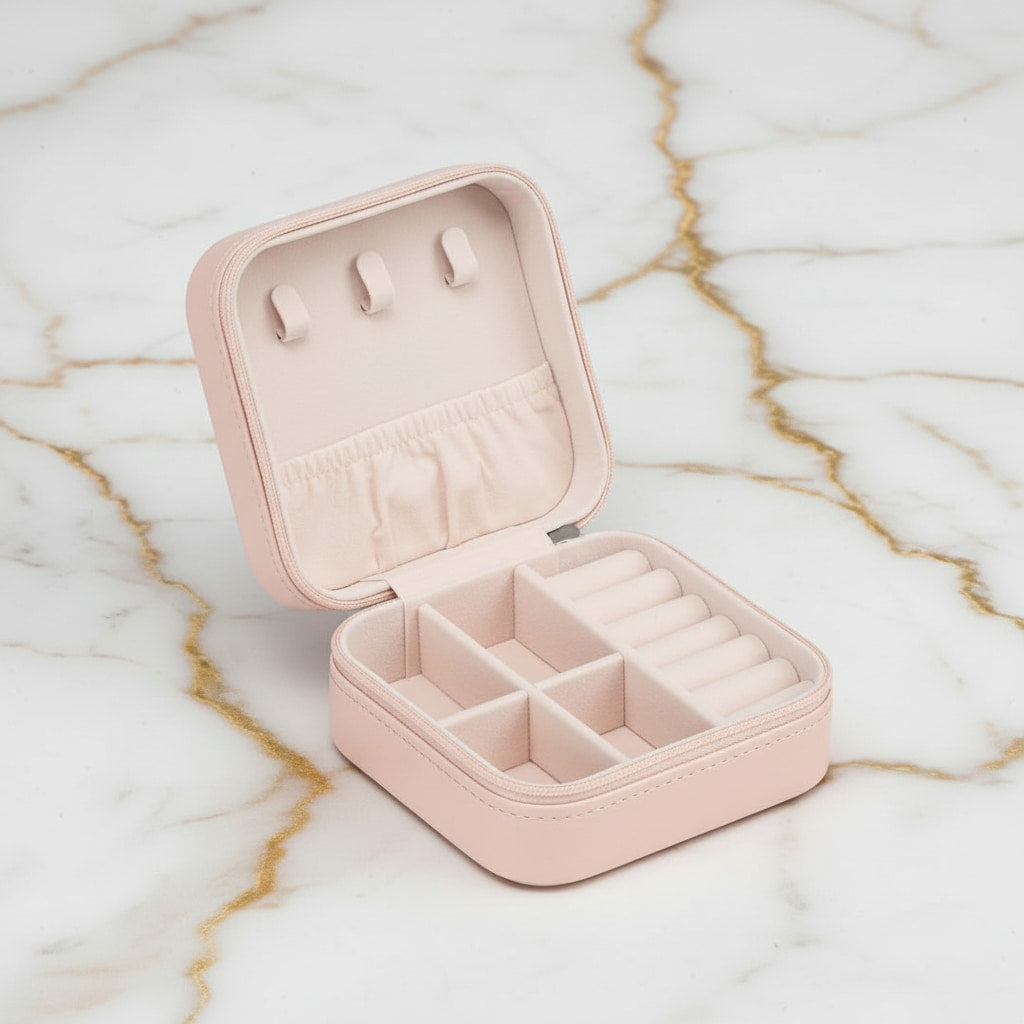 Schmuckbox zartrosa - für Ringe & Accessoires CrystalScents