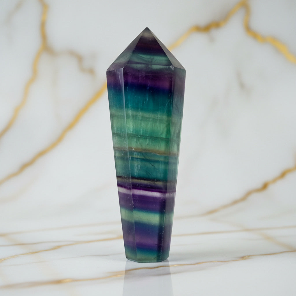Fluorit Zepter – Dekoratives Kristallobjekt CrystalScents