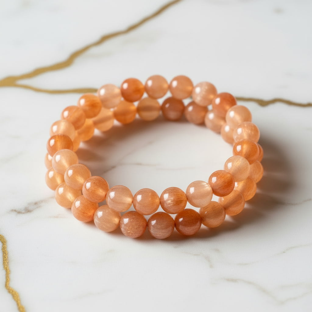 Sonnenstein Kugelarmband – Energie JETZT sichern CrystalScents