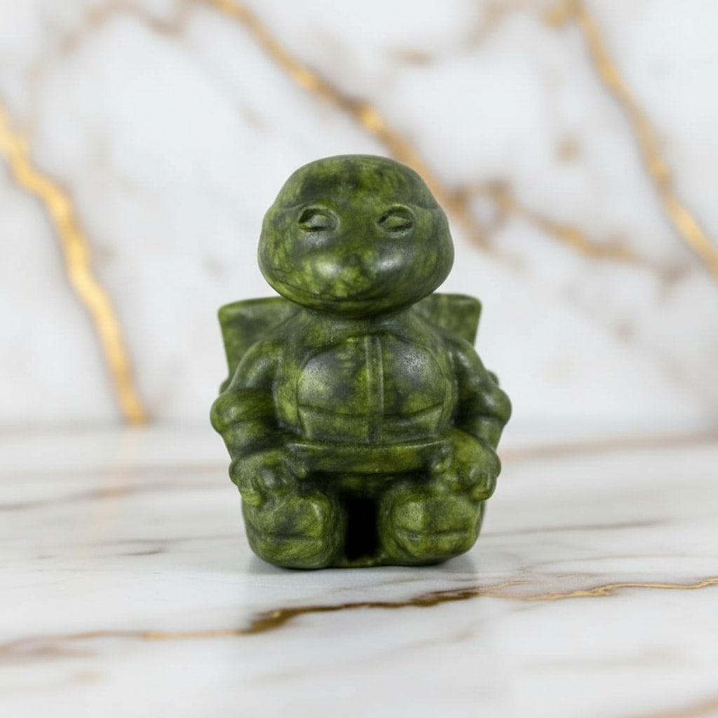 Serpentin - Turtle Ninja mit Bo CrystalScents