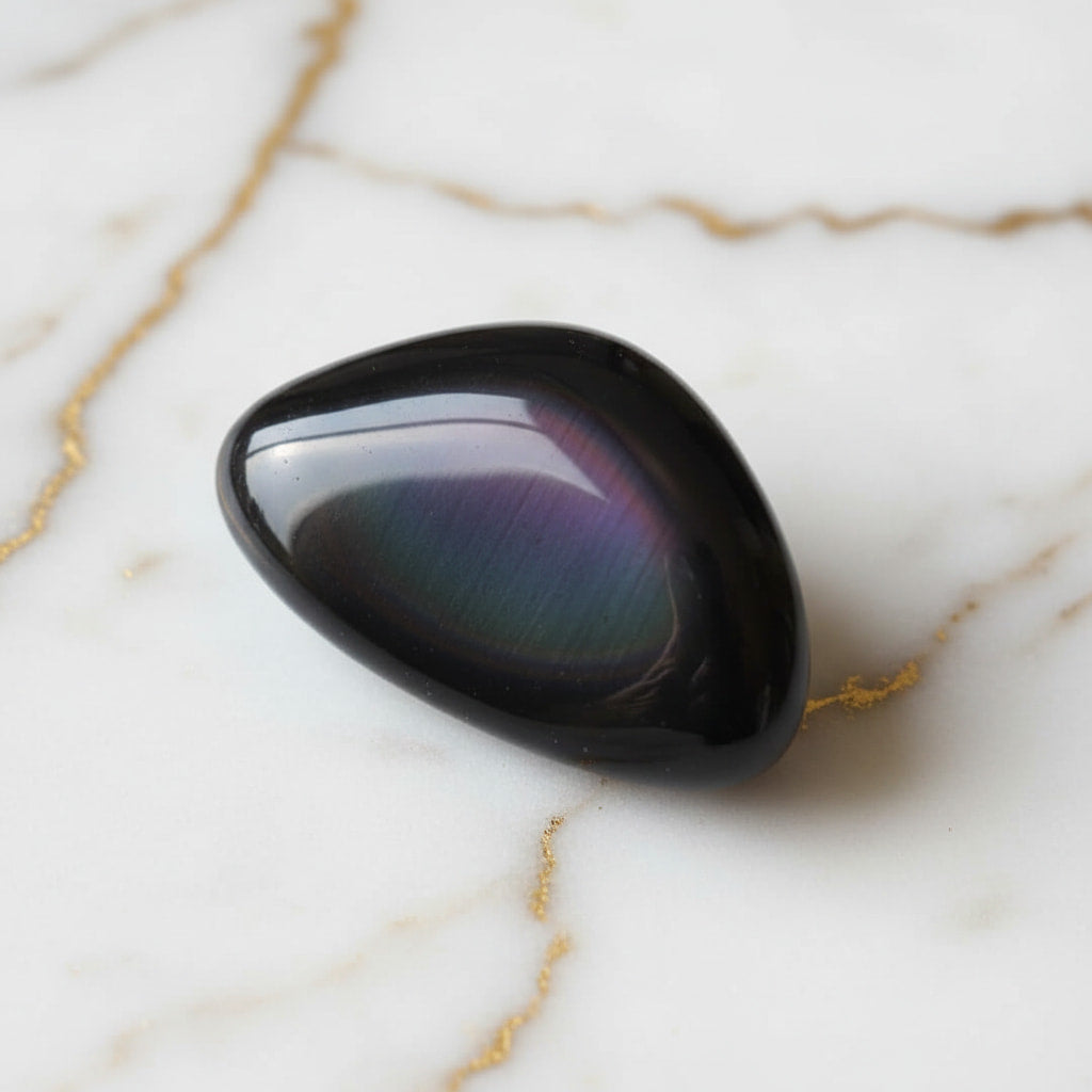 Regenbogen Obsidian – Schutz & innere Kraft CrystalScents