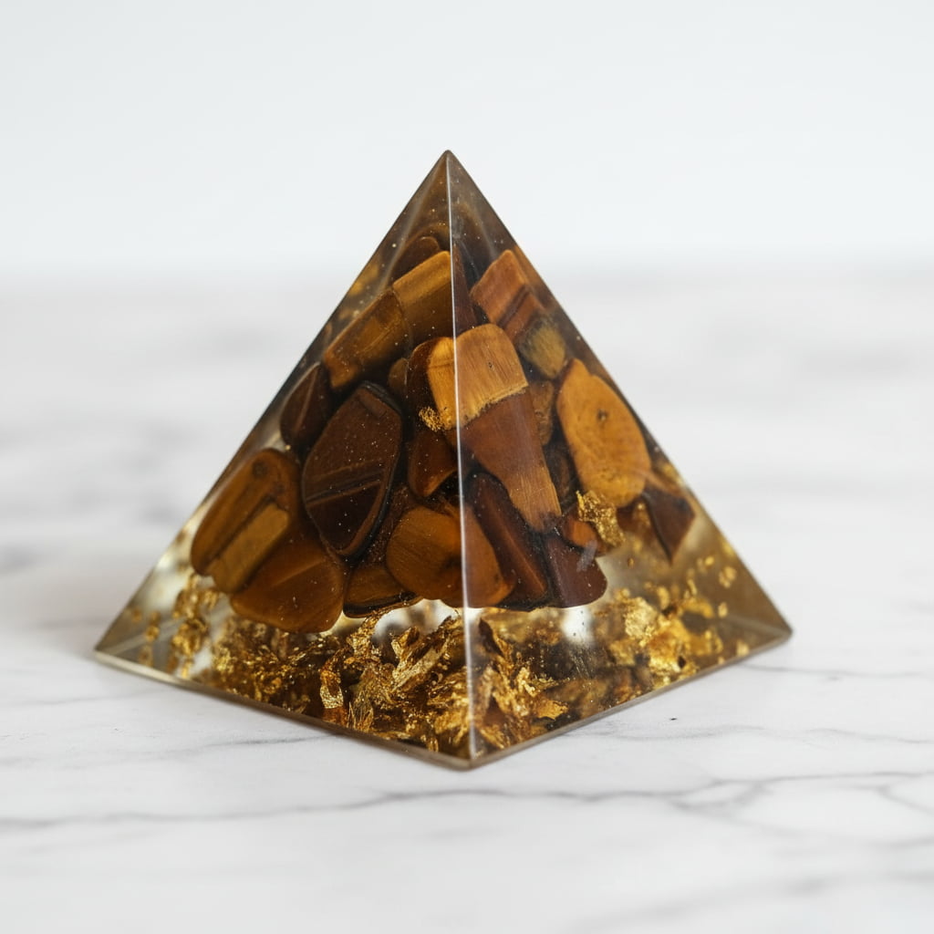 Tigerauge Pyramide – Erdende Energie fürs Zuhause