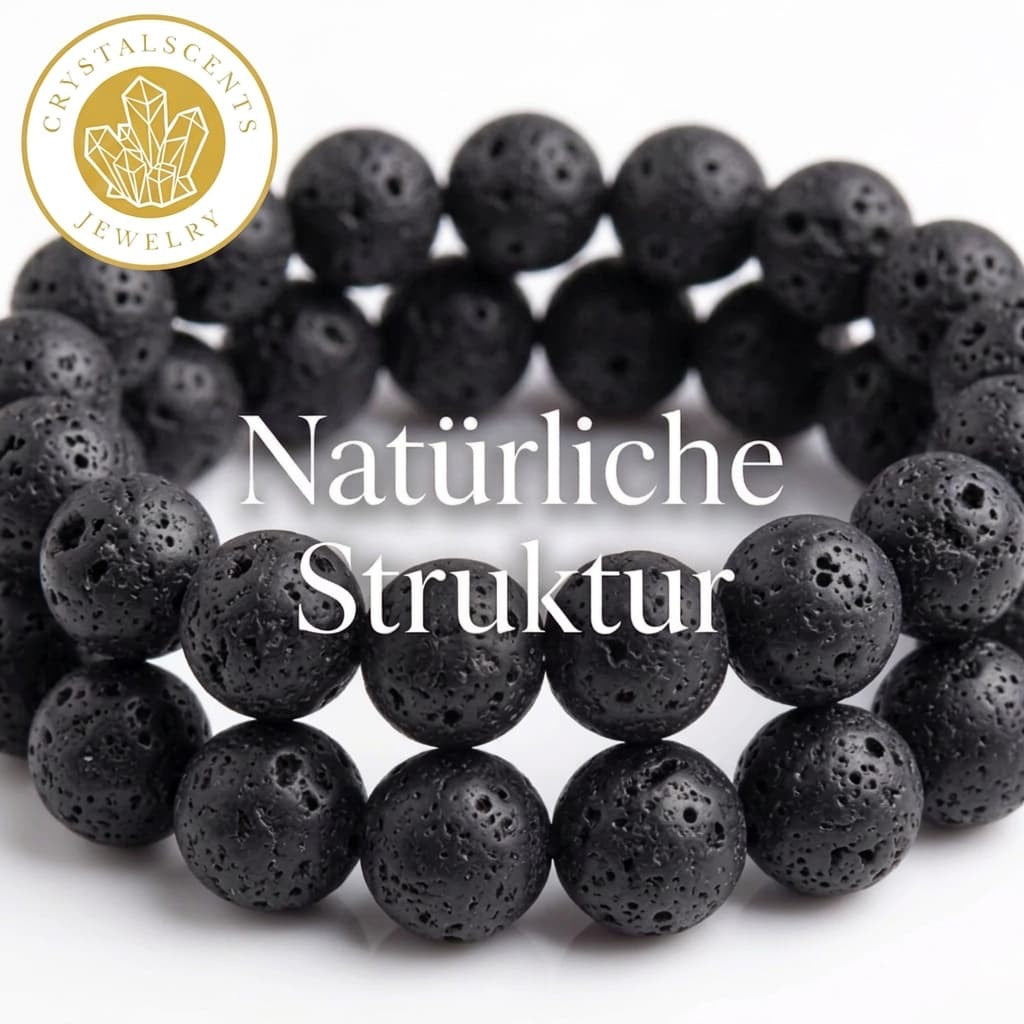 Vulkanstein Kugelarmband - Erdung & innere Stärke