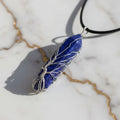 Lapislazuli Halskette - Silberverzierter Doppelender CrystalScents
