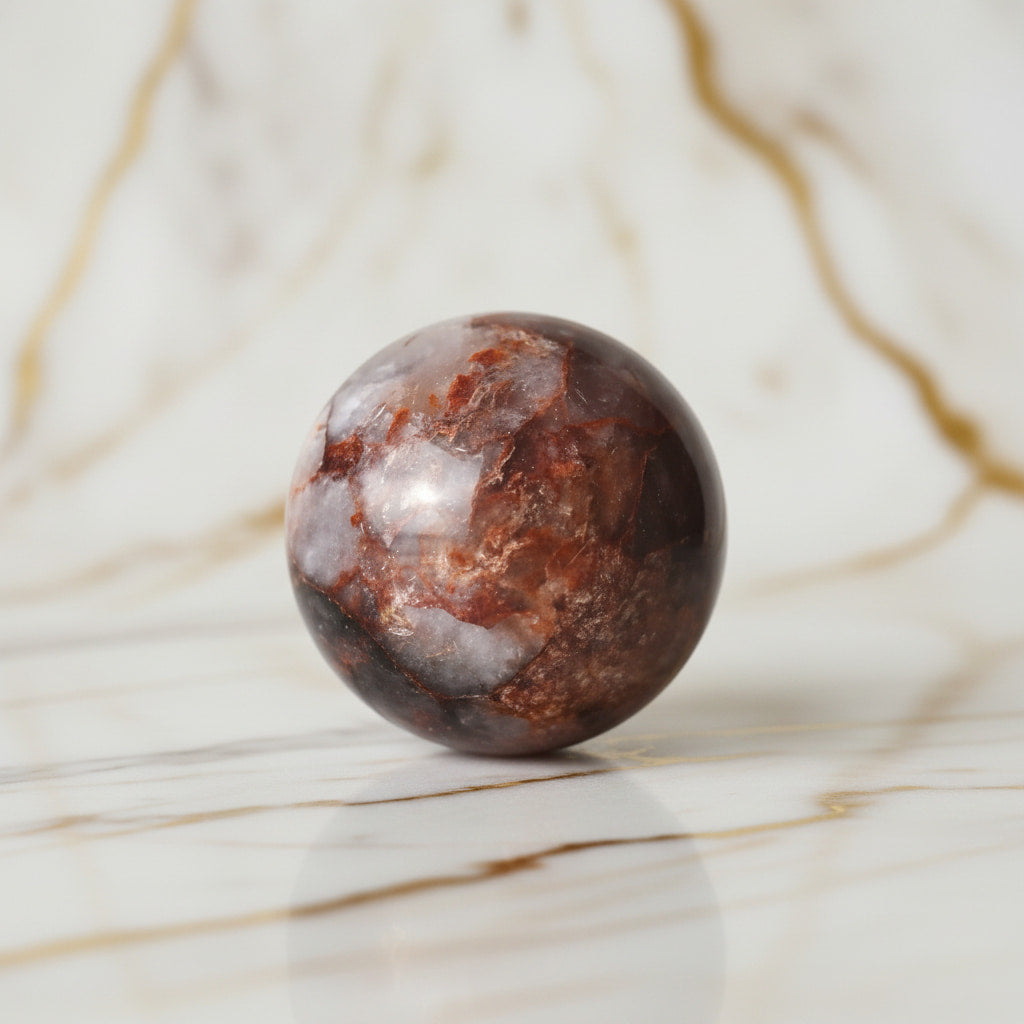 Feuerquarz Kugel – Motivation & Kraft CrystalScents