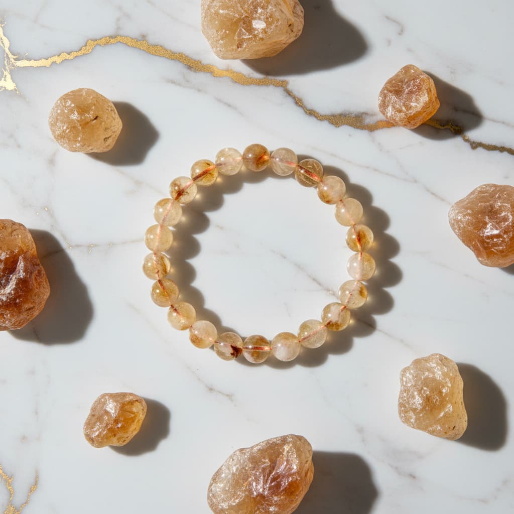Citrin Kugelarmband - Sonne fürs Handgelenk CrystalScents
