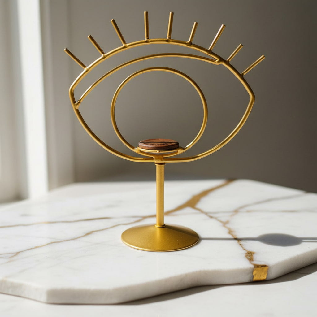 Kugelhalter Gold „Auge“ – Elegante Dekoration CrystalScents