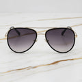 Sonnenbrille – Auffällig Schwarz mit Steg CrystalScents