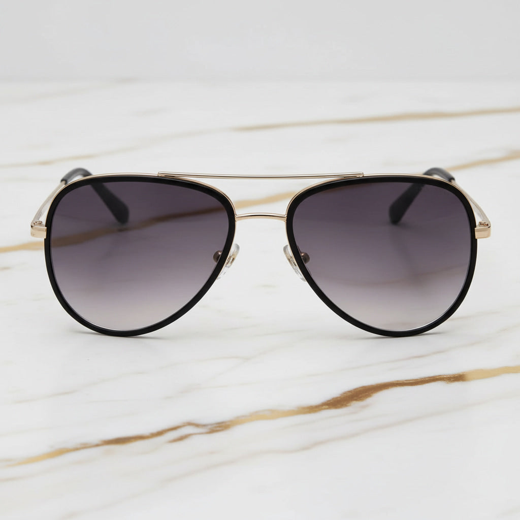 Sonnenbrille – Auffällig Schwarz mit Steg CrystalScents