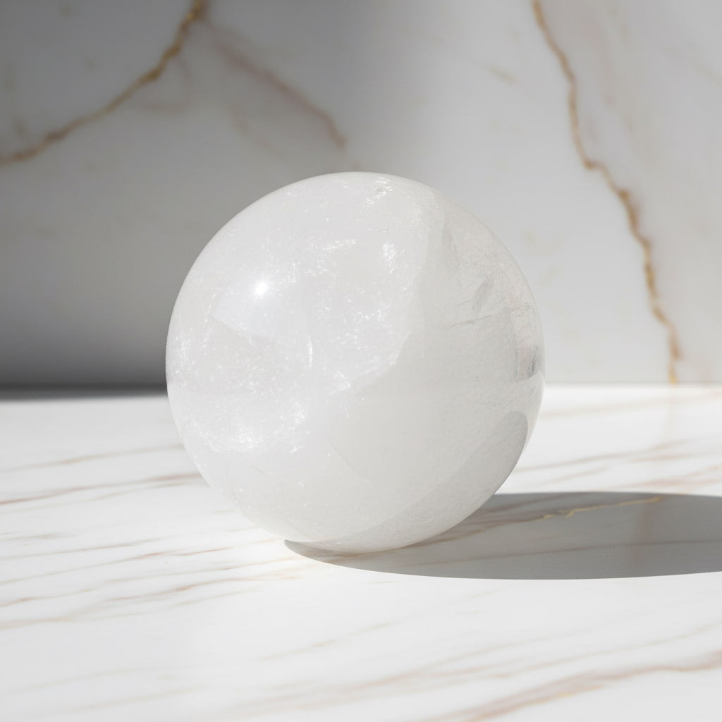 Bergkristall Kugel - Klarheit & Weisheit