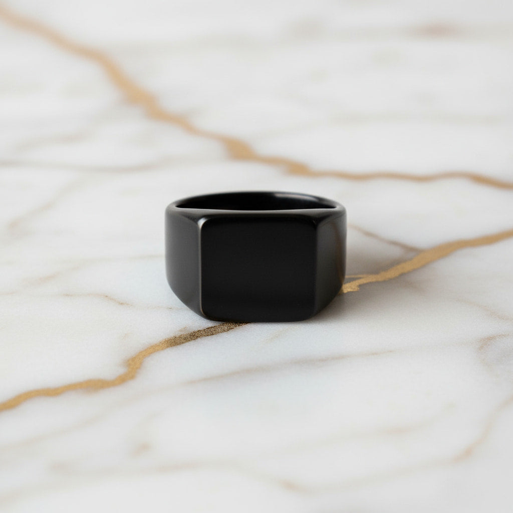Ring Schwarz – für markante Akzente CrystalScents