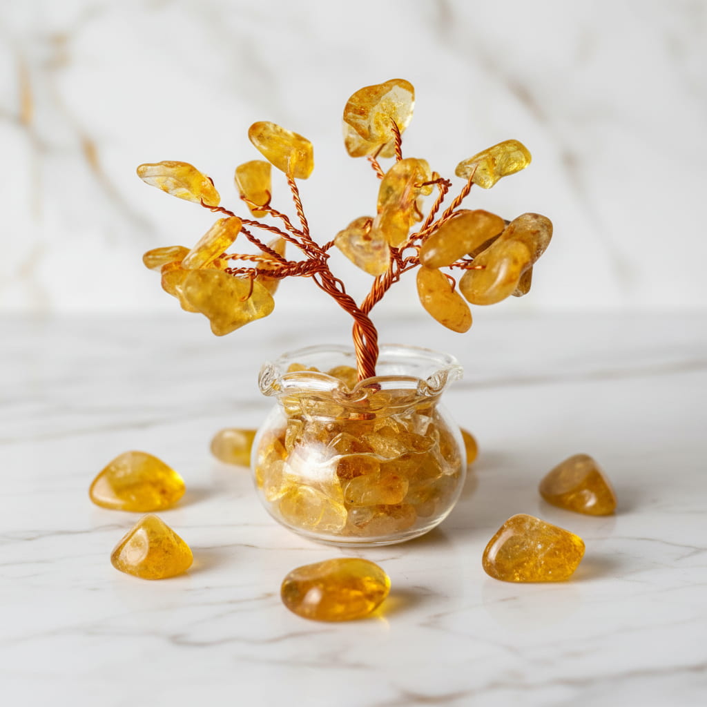 Mini Citrin Baum - Sonnige Erinnerungen CrystalScents